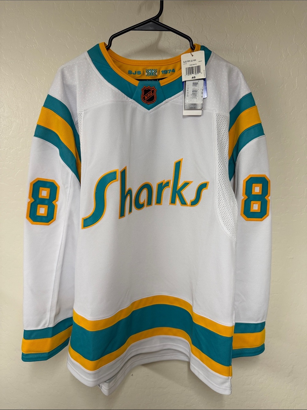 San Jose Sharks Brent Burns #88 Authentic Hockey Jersey sz46 Brand New!!!